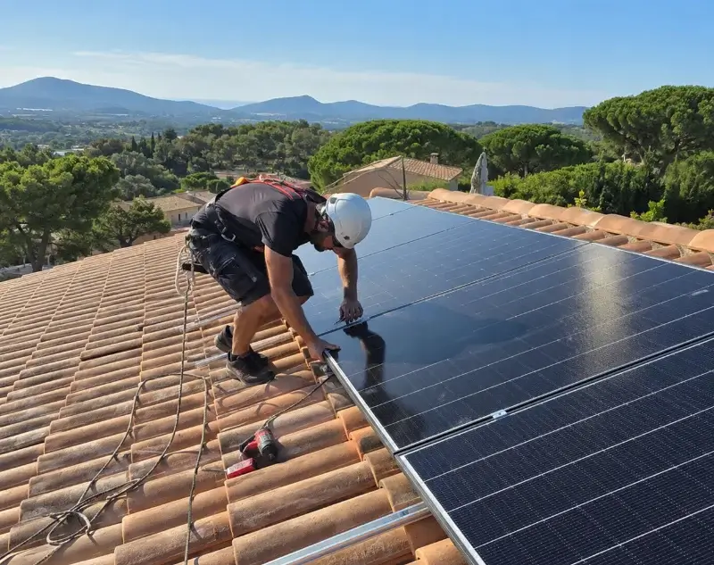 Installateur panneaux solaires Saint-Barthélemy-de-Vals — pose photovoltaïque sur toiture