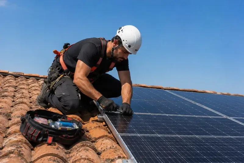 Maintenance et monitoring de panneaux solaires à Saint-Barthélemy-de-Vals