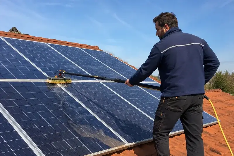 Nettoyage et entretien de panneaux solaires à Saint-Barthélemy-de-Vals