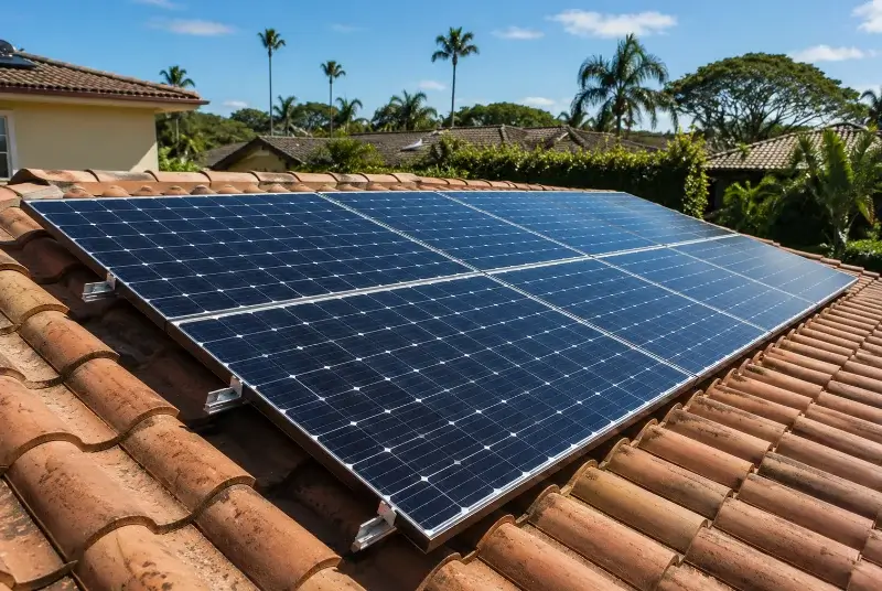 Installation de panneaux solaires à Saint-Barthélemy-de-Vals